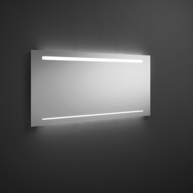 Miroir avec éclairage LED horizontal SIHH130 - burgbad